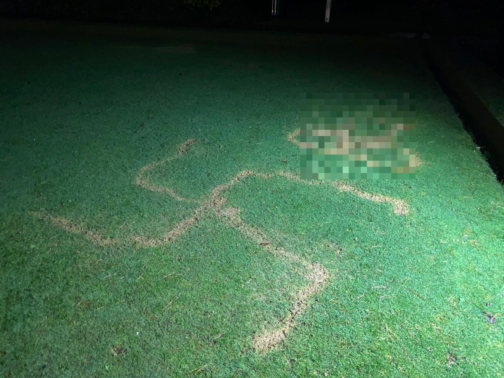 Church House Grounds in Tarring has been vandalised