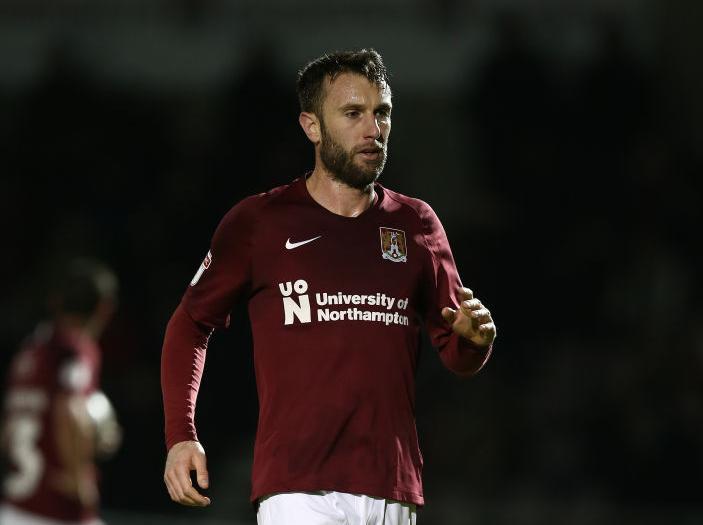 Was the man most likely to find a winner for Cobblers, dragging wide early on and so unlucky to strike the post from range. Also hooked over in stoppage-time... 7