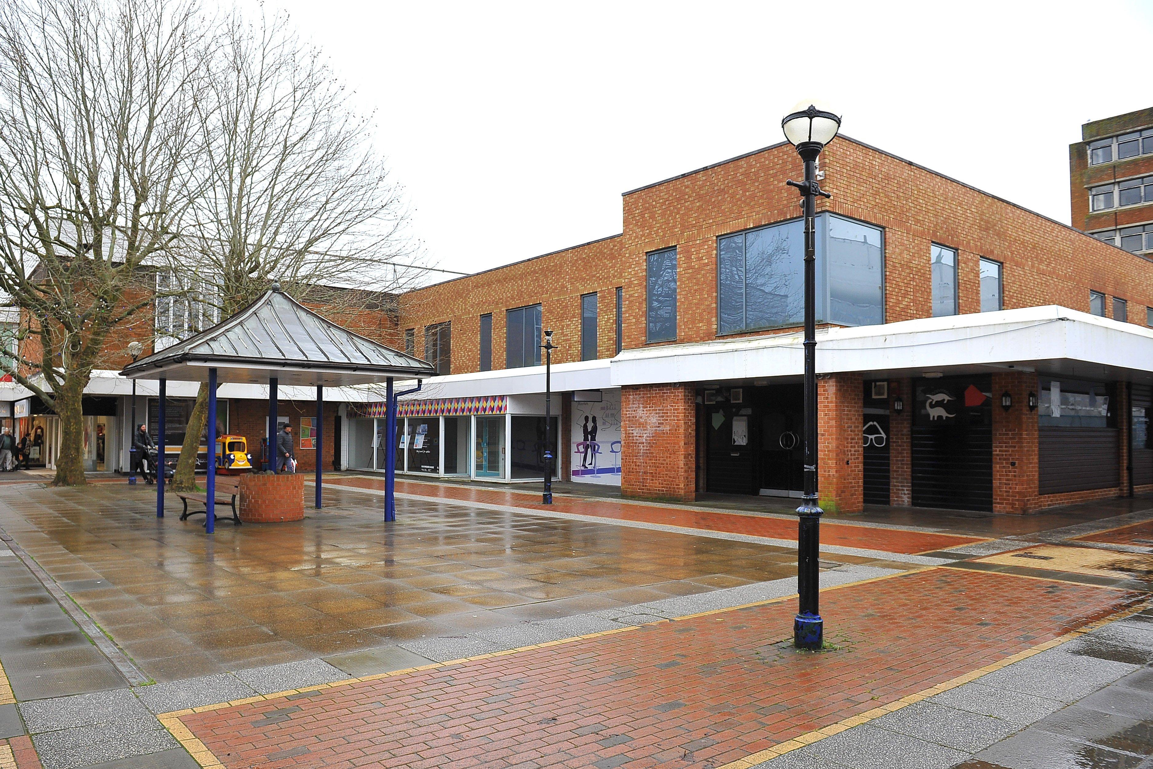 Burgess Hill shopping centre areas which are due for regeneration in 2020. Pic Steve Robards SR20010201 SUS-200201-135010001