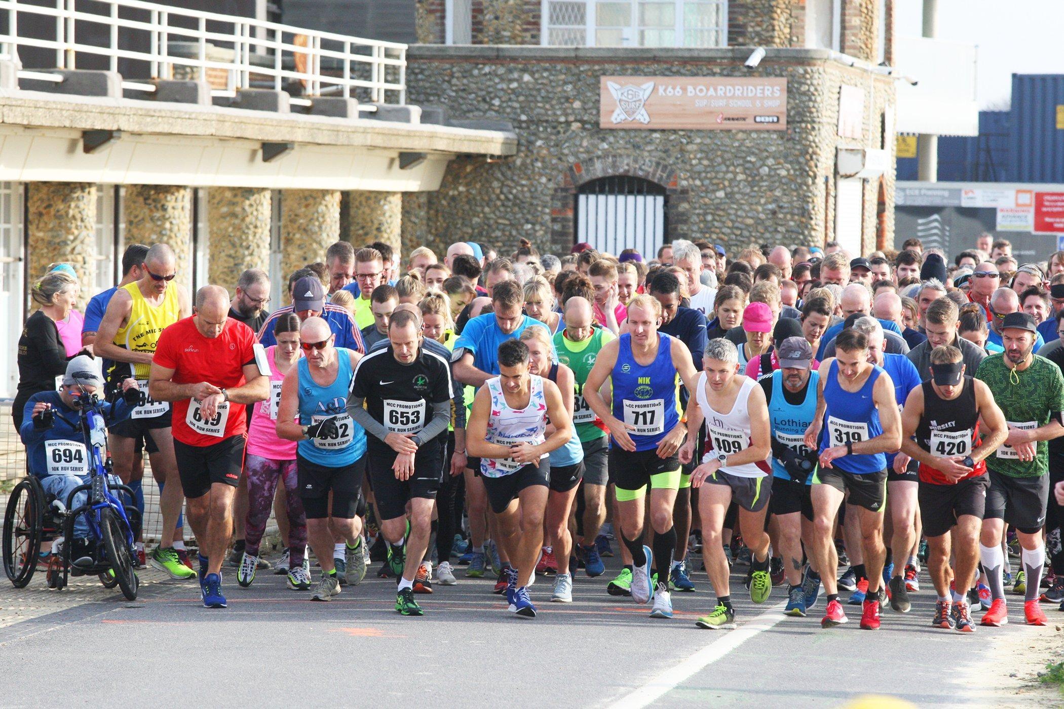 Worthing 10k, one of the largest running events in the south, takes place on Sunday, June 7. Photo by Derek Martin DM19104154a