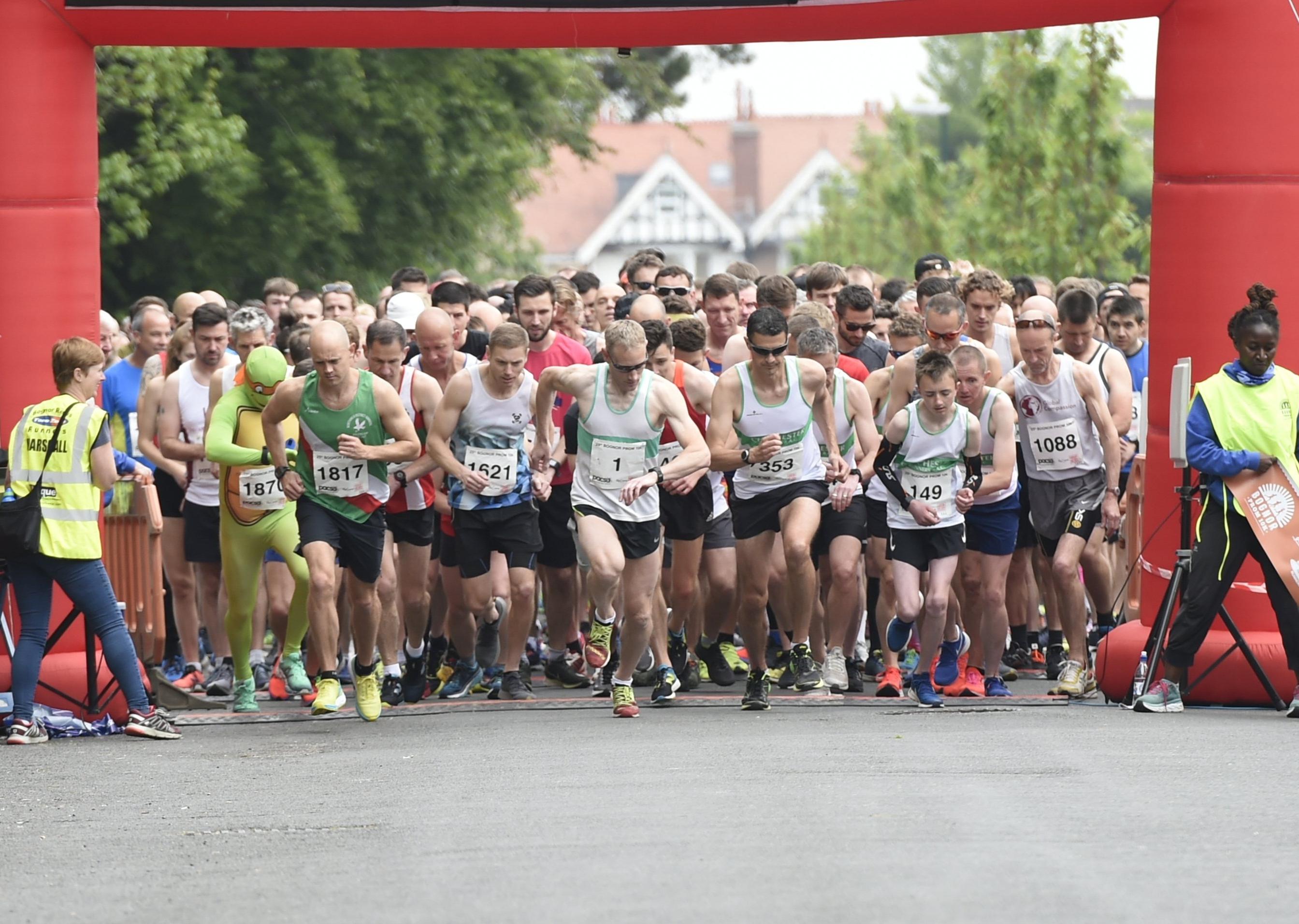 The Bognor Prom 10k takes place in May