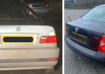 Cars seized by the BCH Road Policing Unit