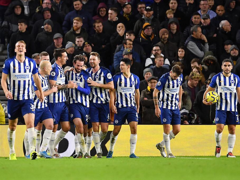 Brighton and Hove Albion's average weekly wage bill compared to Premier League rivals