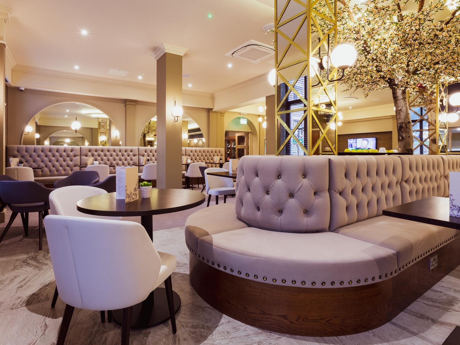 The lounge is a great place to unwind and enjoy a drink.