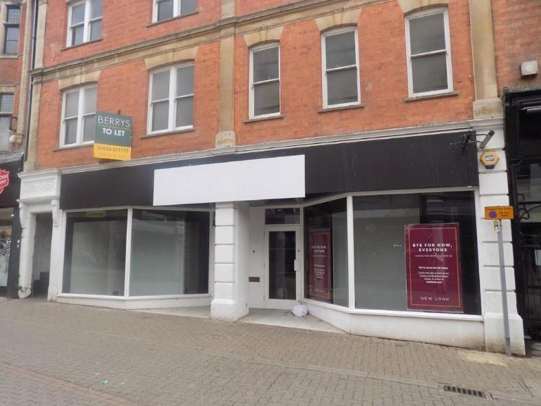 New Look left Kettering last year and the shop in Gold Street has been empty ever since. Photos show just how big the store is, so it definitely has a lot of potential! The rent is 3,333 per month and the listing says the landlord might consider splitting the shop in to two units.