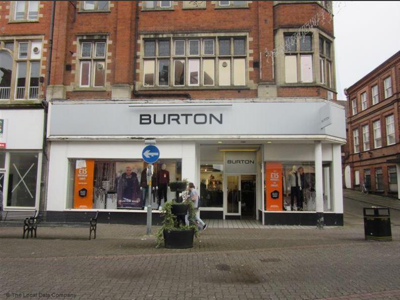 The former Burton shop is up for let for 4,167 per month. Burton is the latest high street brand to leave Kettering town centre, with shoppers already having lost Marks and Spencer, Topshop, and New Look.