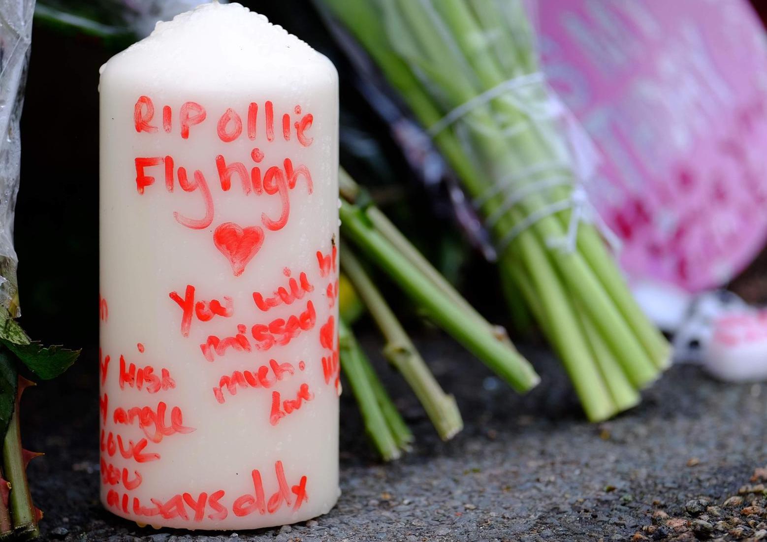 Tributes and flowers laid for Newhaven stabbing victim Ollie Wells