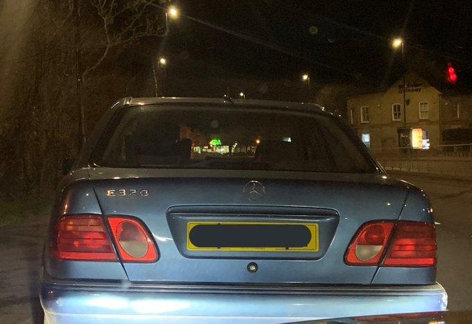 Driver reported and car seized