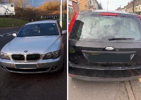 Cars seized by the BCH Road Policing Unit in Peterborough