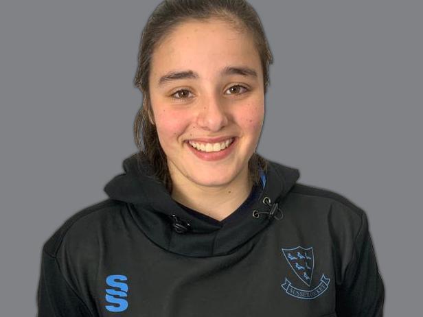 Mary is a 15-year-old  all-rounder that bats right handed in the top order and bowls right-arm seam. Mary is a pupil at Bedes School and plays for Eastbourne CC.