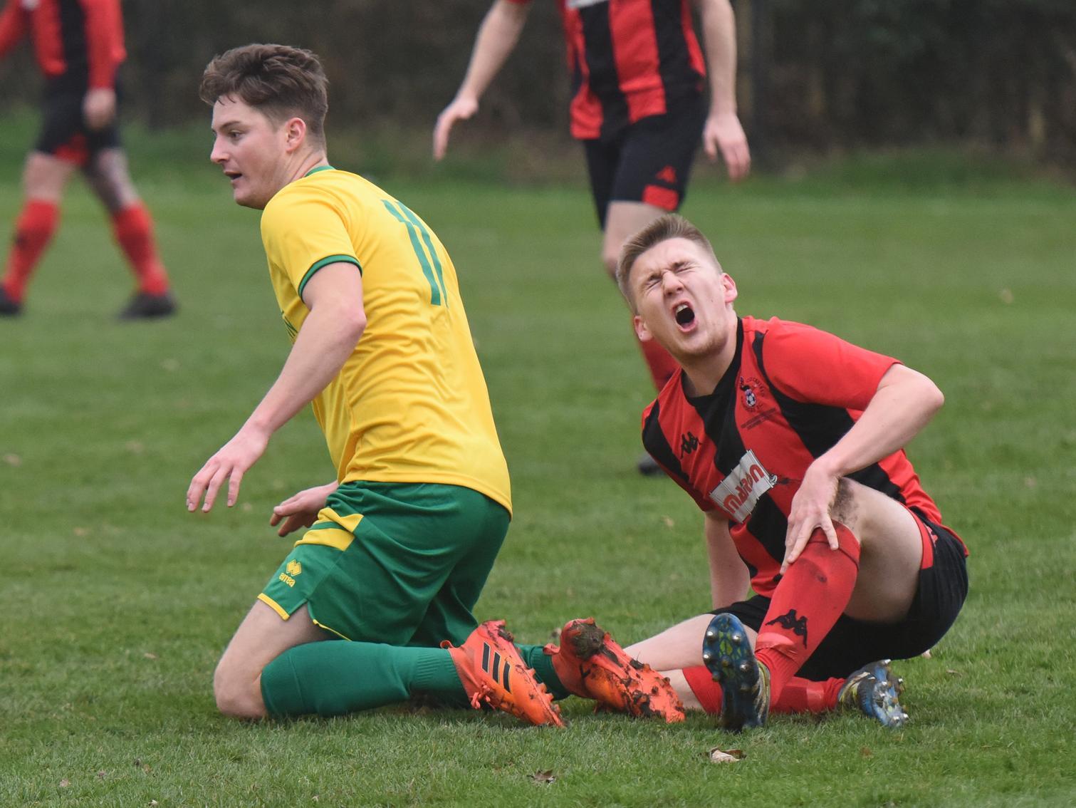 Action from Westfield v Cuckfield Rangers