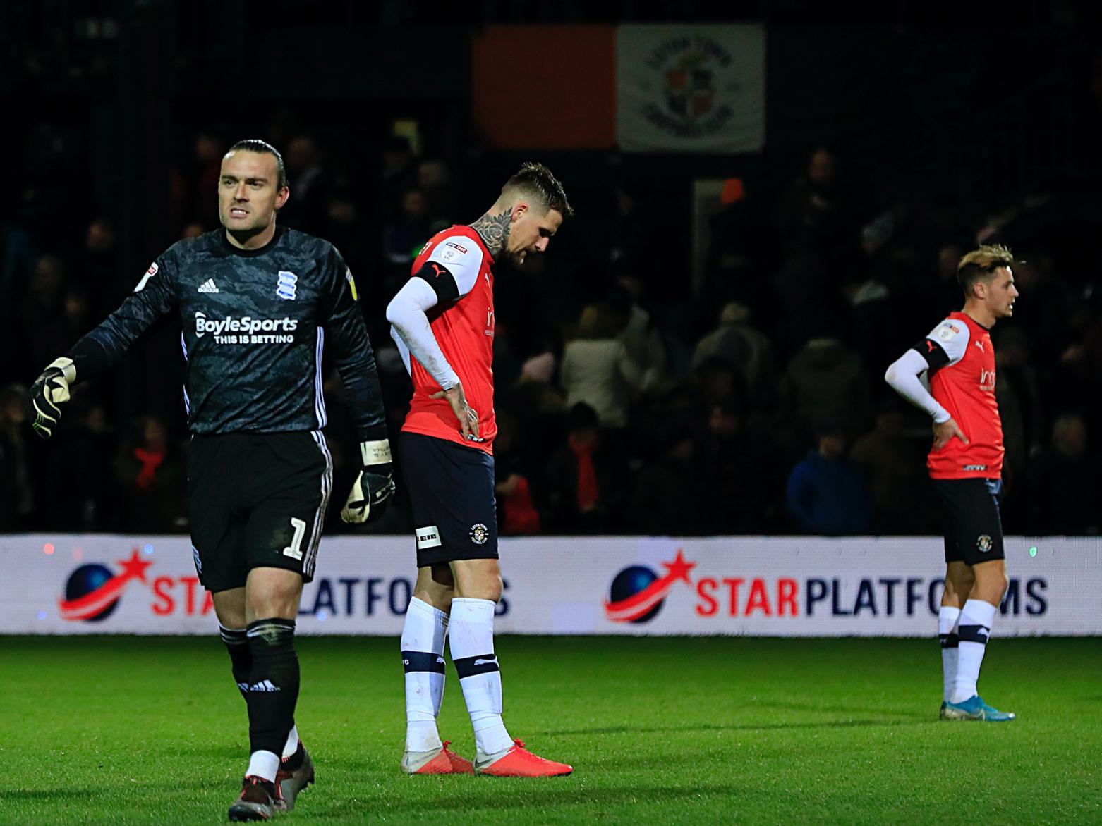 Luton's players are left to reflect on yet another defeat at the weekend