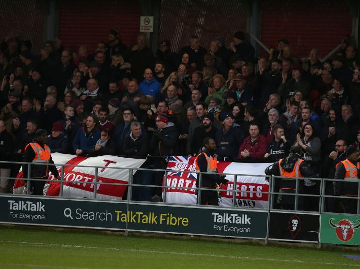 More than 1,000 Cobblers fans made the trip to the north west