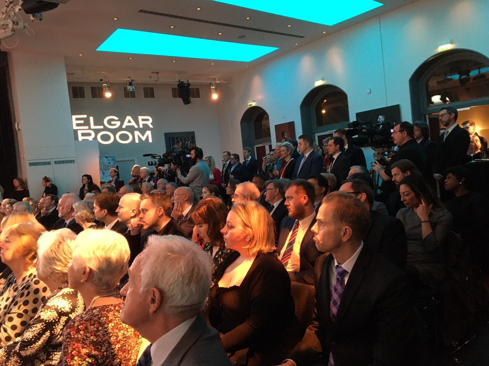 More than 100 people attended the event at the Royal Albert Hall
