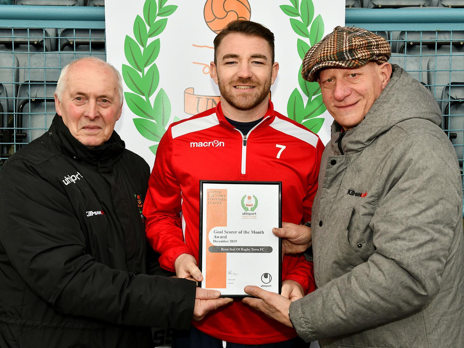Ryan Seal was the league's Goalscorer of the Month for December. His tally now stands at 15 goals for the season