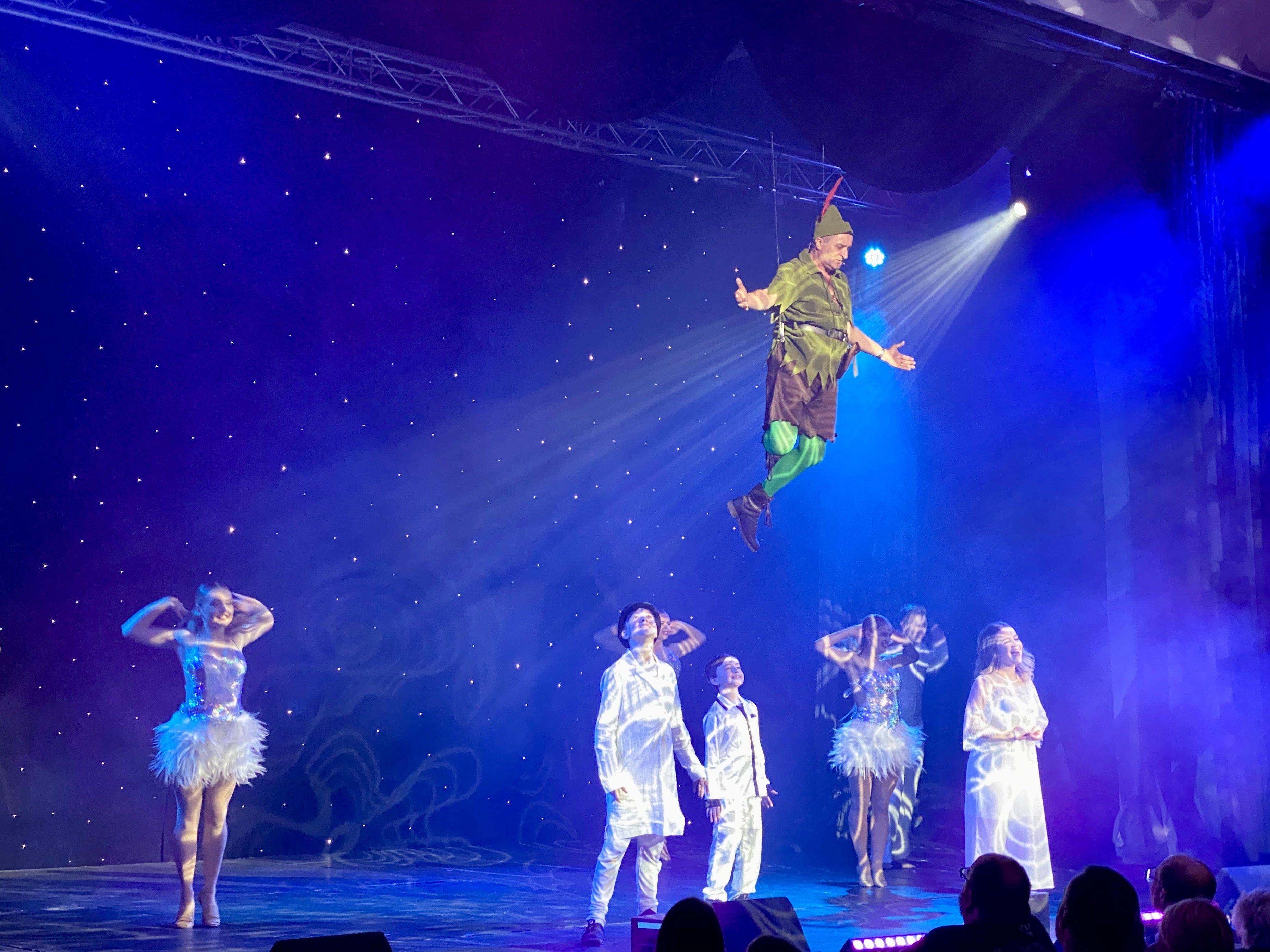 Peter Pan takes flight