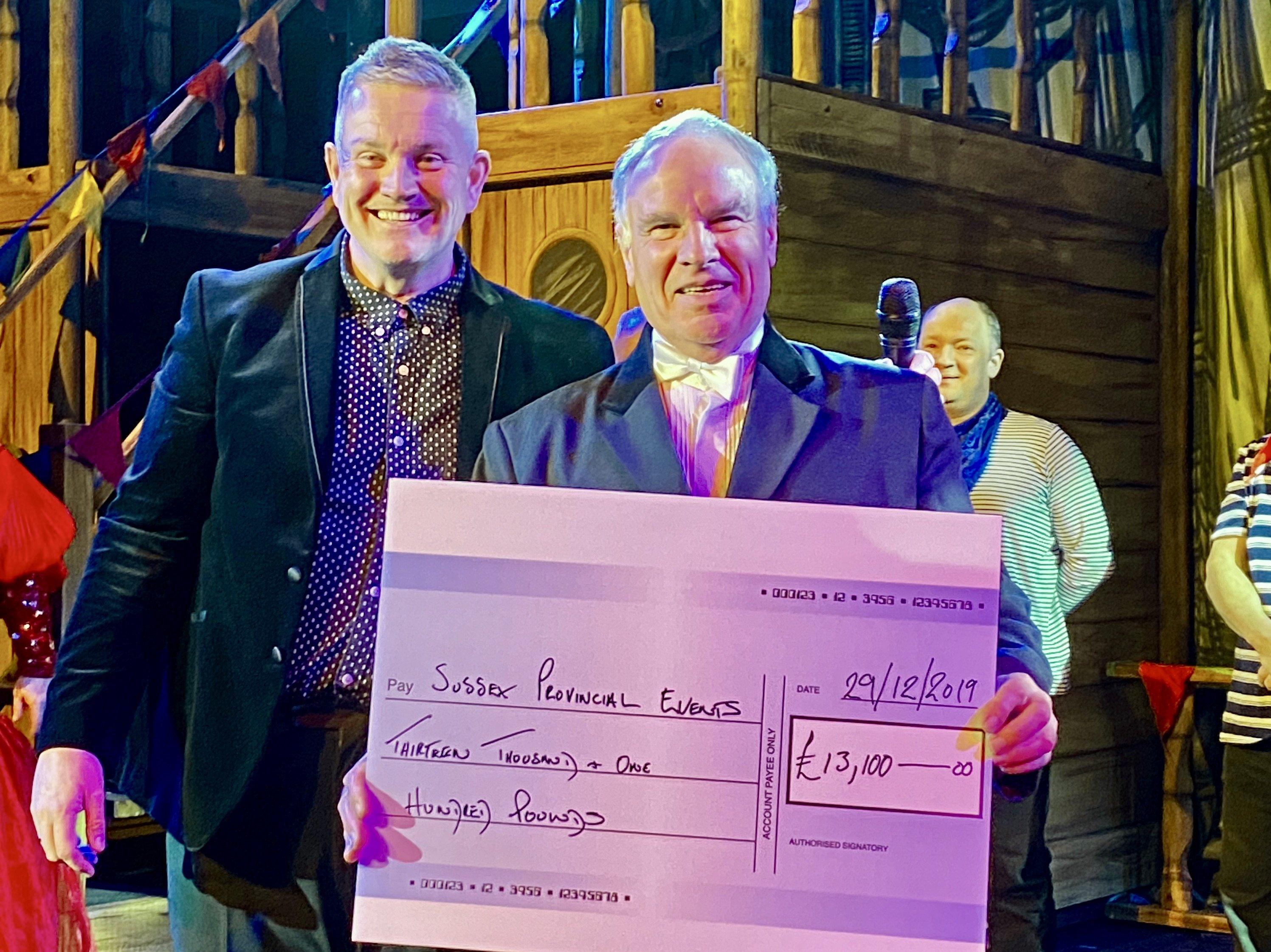 The show raised an amazing £13,100 towards the refurbishment of the Masonic Provincial Centre