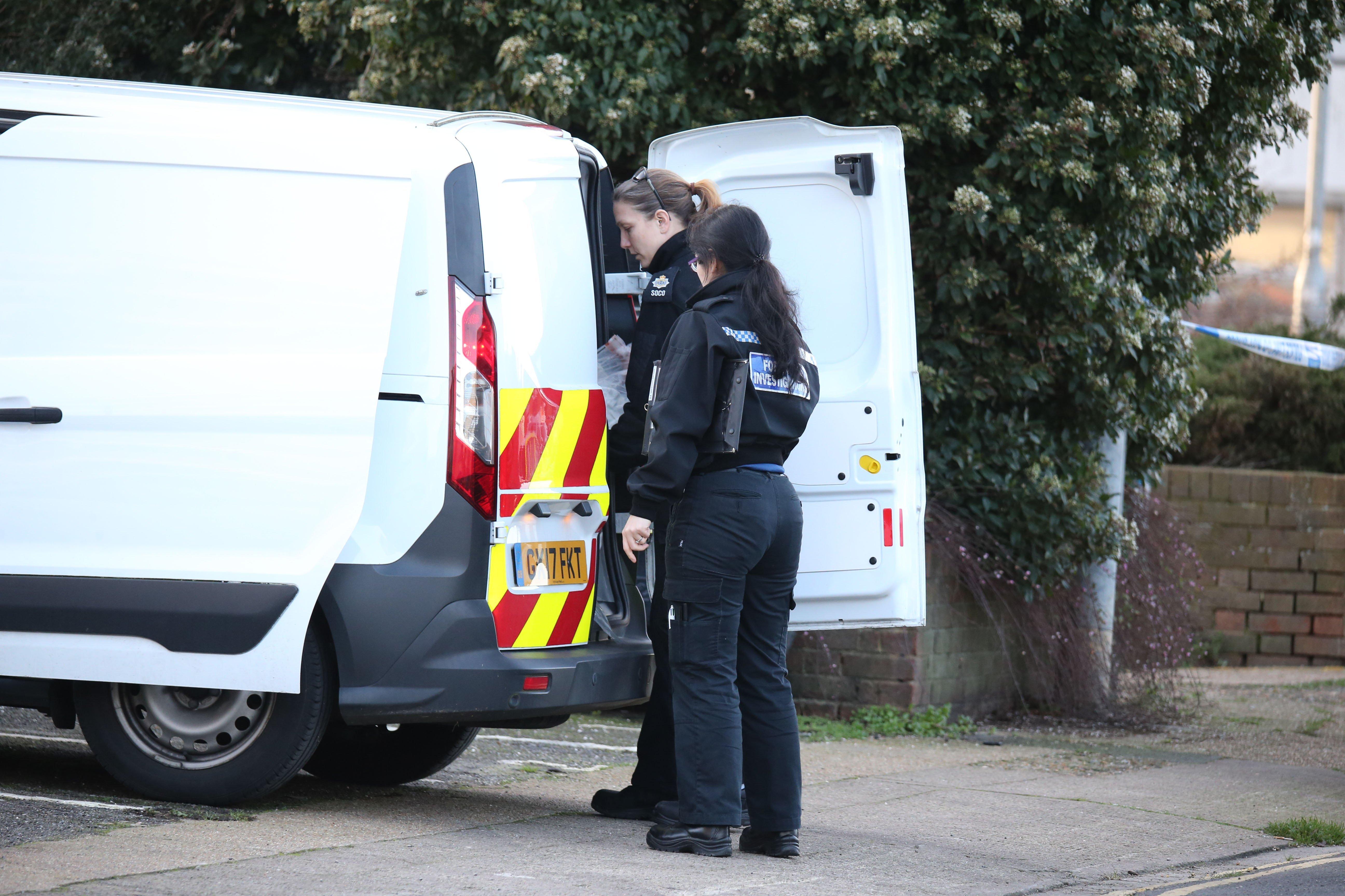 Pictures from the scene at Clarendon House
