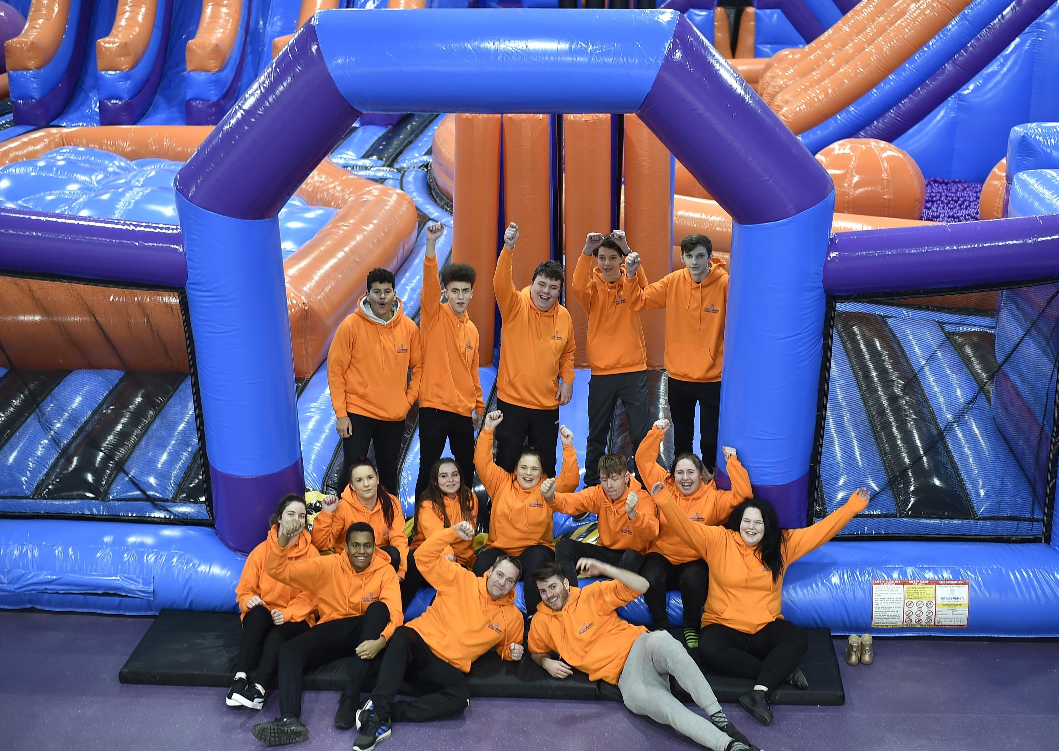Inflata Nation launch at PE1 , Eye Road, Peterborough. EMN-200118-125856009