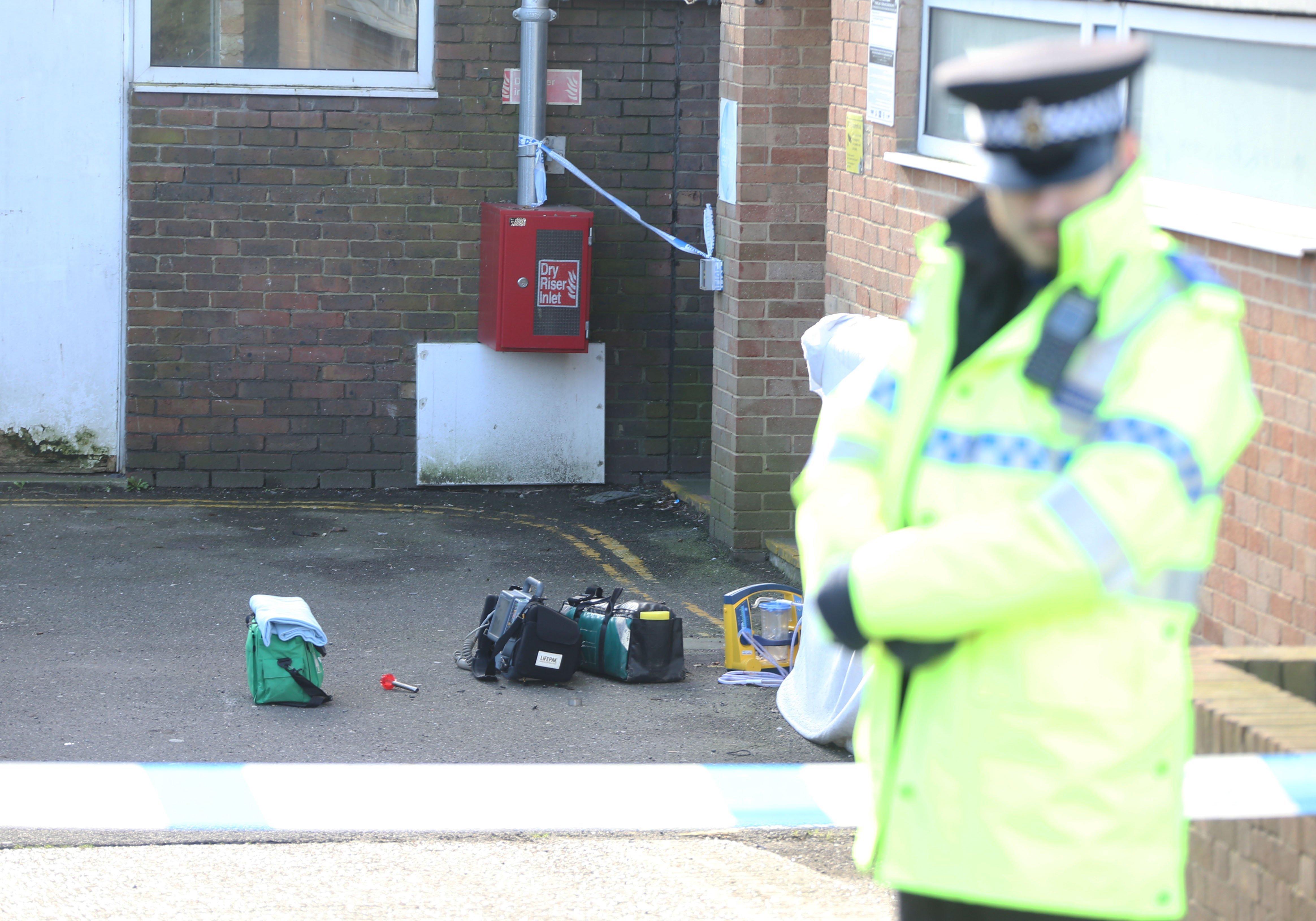 The crime scene around Clarendon House