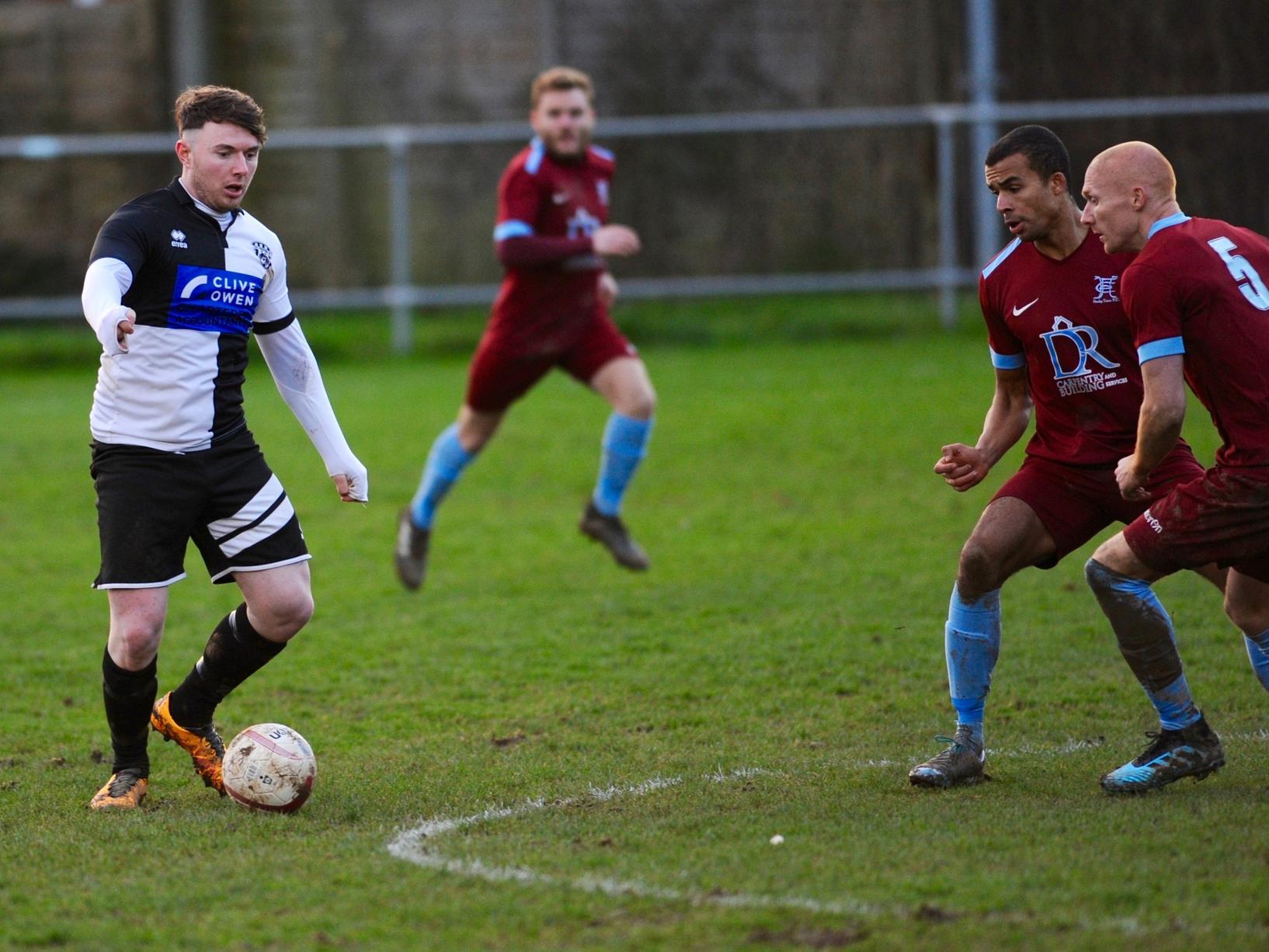 Action from East Preston v Horley Town