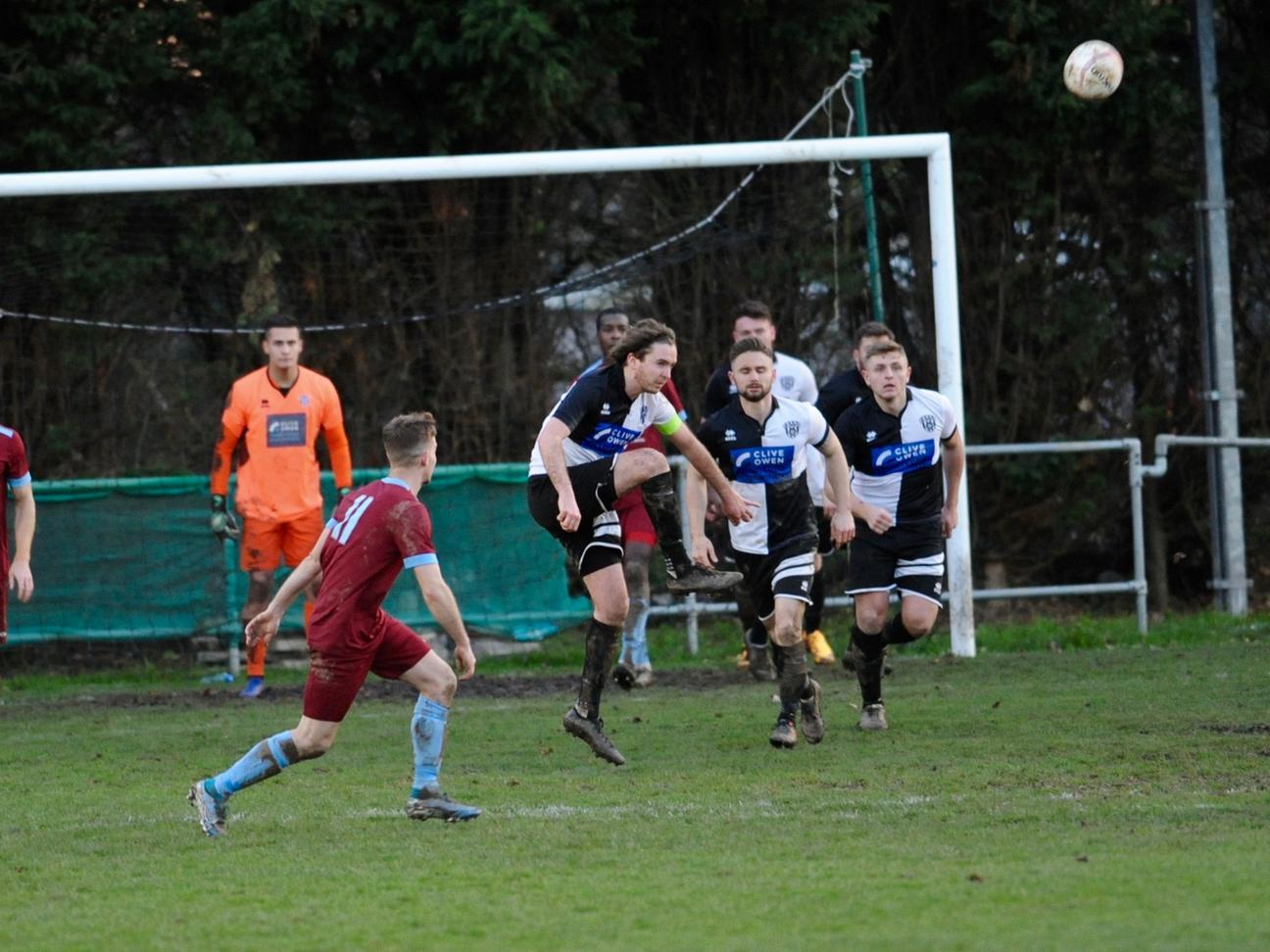 Action from East Preston v Horley Town