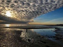 Clouds over the beach. Picture: Jim Beituni