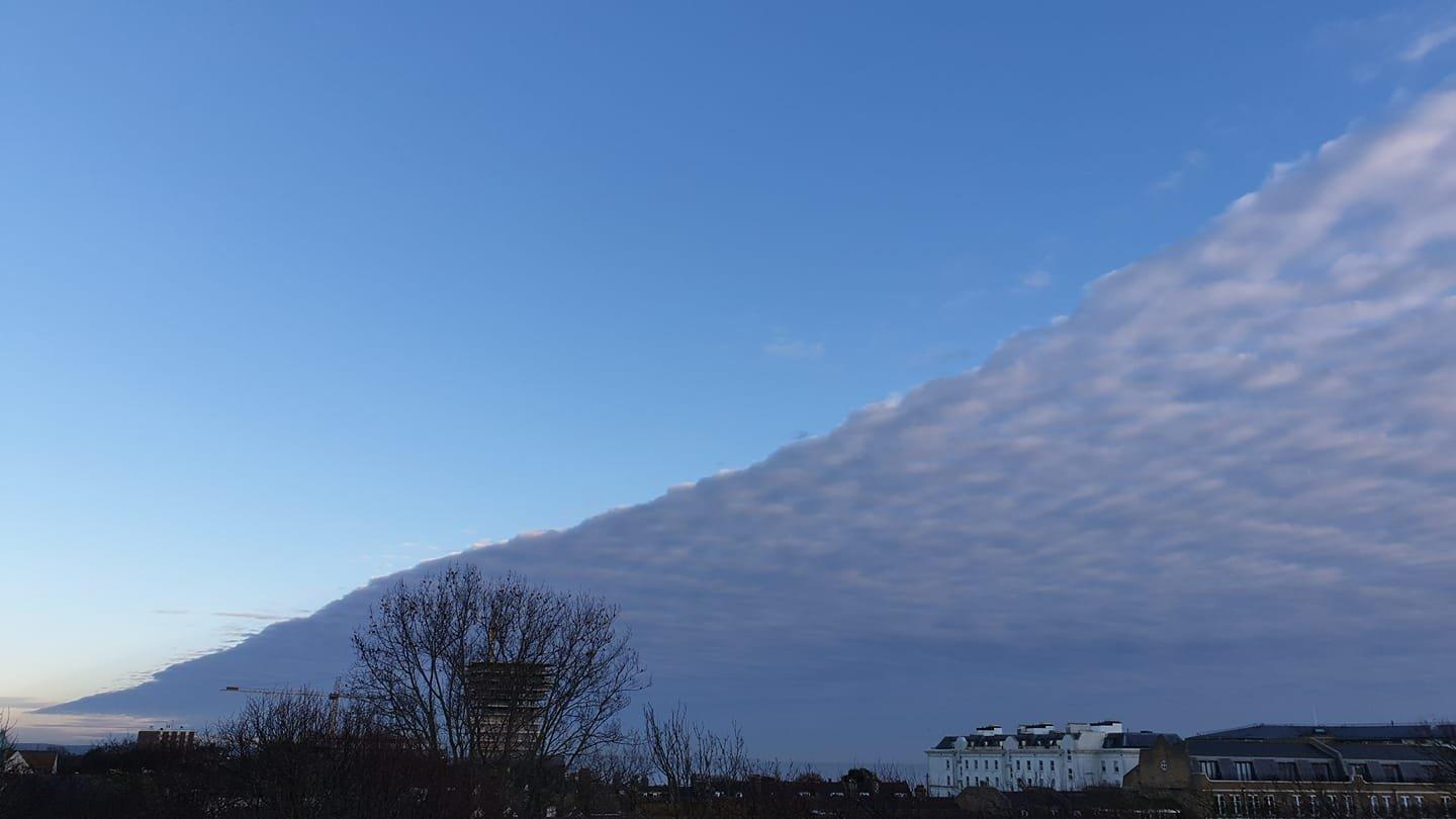 Clouds over Worthing. Picture: Uschi Ihcsu