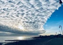 Clouds over the seafront. Picture: Emma White