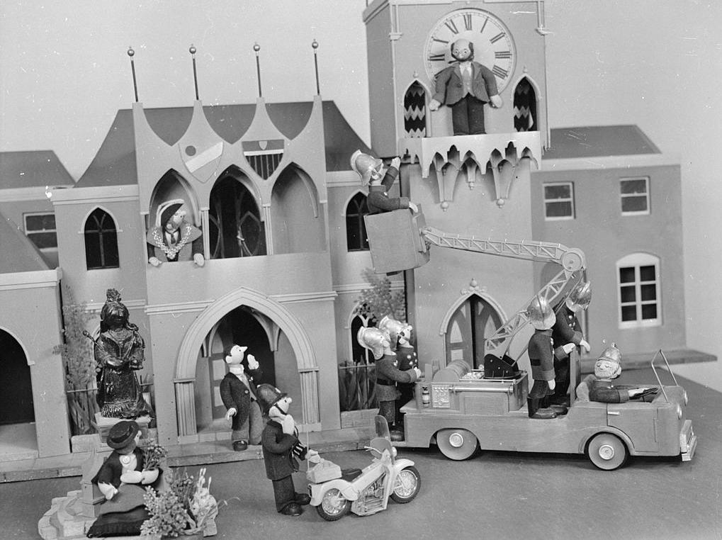 The stop motion children's television series Trumpton was first shown, on BBC1