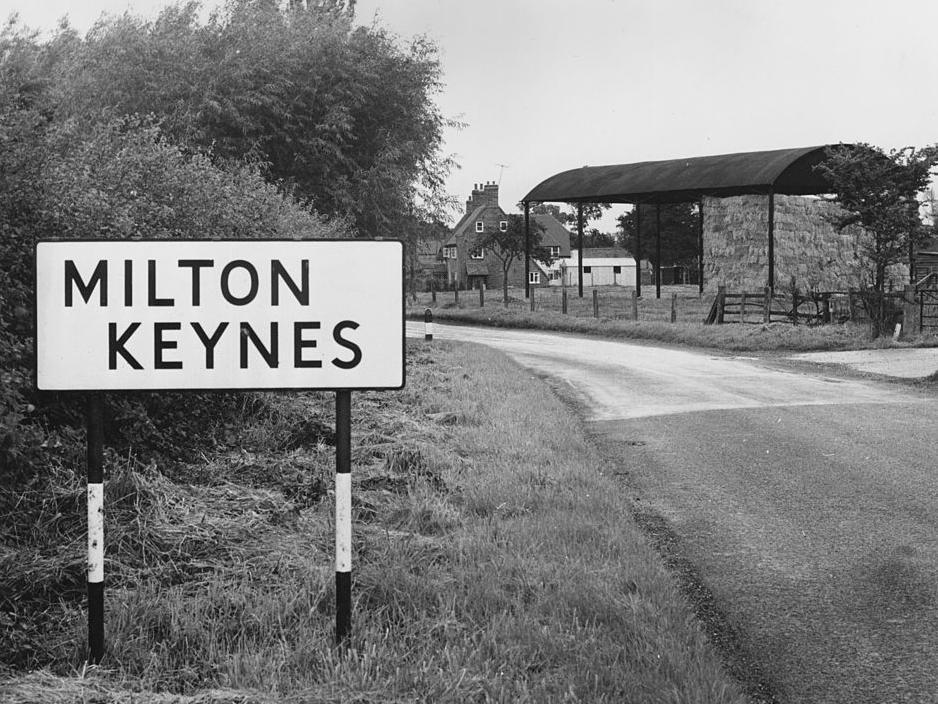 The village of Milton Keynes was formally designated as a new town by the government, incorporating nearby towns and villages including Bletchley and Newport Pagnell
