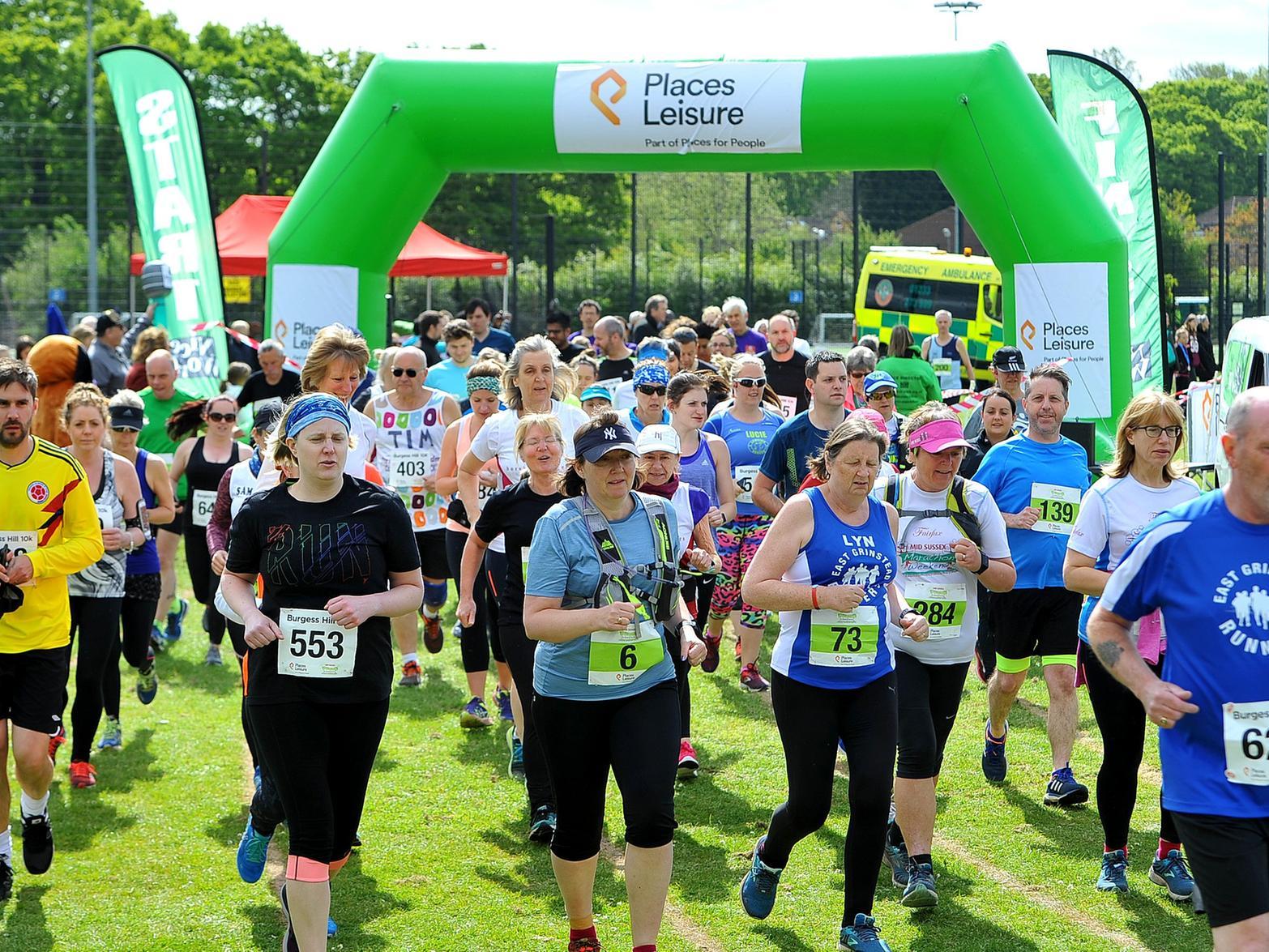 Mid Sussex Marathon Weekend is set to take place from Saturday, May 23 to Monday, May 25.Organiser say they are 'the only event to bring the three towns of Mid Sussex  East Grinstead, Haywards Heath and Burgess Hill'. 

More than 1,600 runners took part in 2019, and this year there will be the option of a half-marathon.

The new Mid Sussex half marathon event will include a five mile race in East Grinstead, a five mile race in Haywards Heath and a five kilometre race in Burgess Hill. Just like the full marathon, you can run one, two or run all three races to cover the distance of a half marathon.

The Mid Sussex Marathon, offering three races  two ten mile races in both East Grinstead and Haywards Heath, and the ten kilometre in Burgess Hill. All three combine to cover a total of 26.2 miles  the distance of a marathon. Runners are are able to enter each race individually or complete all three.

Main Races start at 10.30am each day.