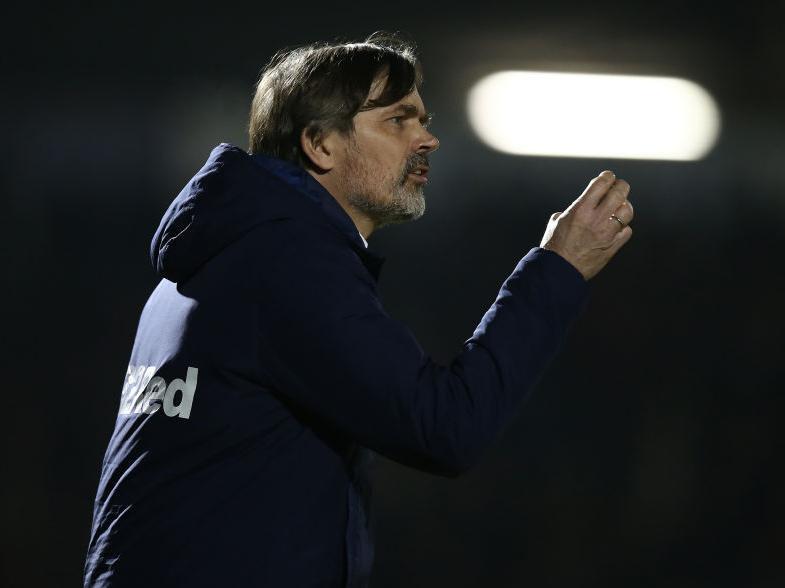 Derby County boss Phillip Cocu was not a happy man at the decision not to send off Charlie Goode in the first half
