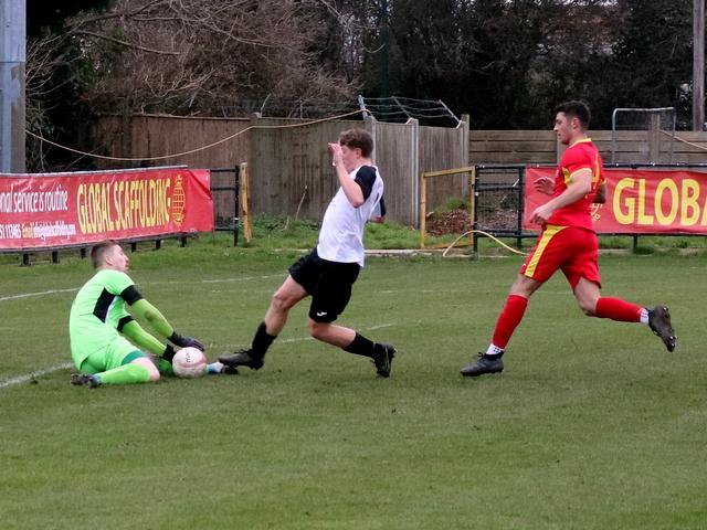Pagham take on Newhaven at Nyetimber Lane / Picture: Roger Smith
