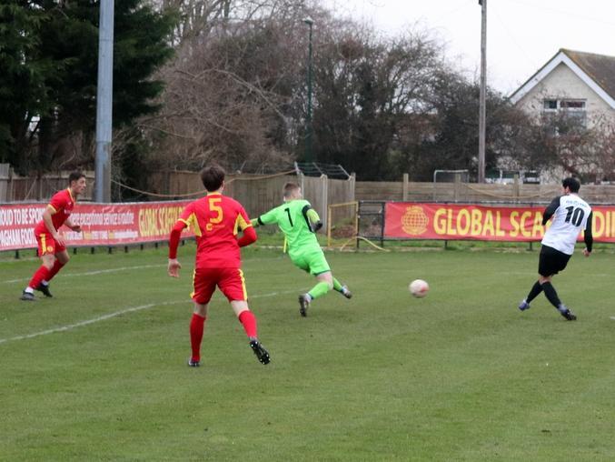 Pagham take on Newhaven at Nyetimber Lane / Picture: Roger Smith