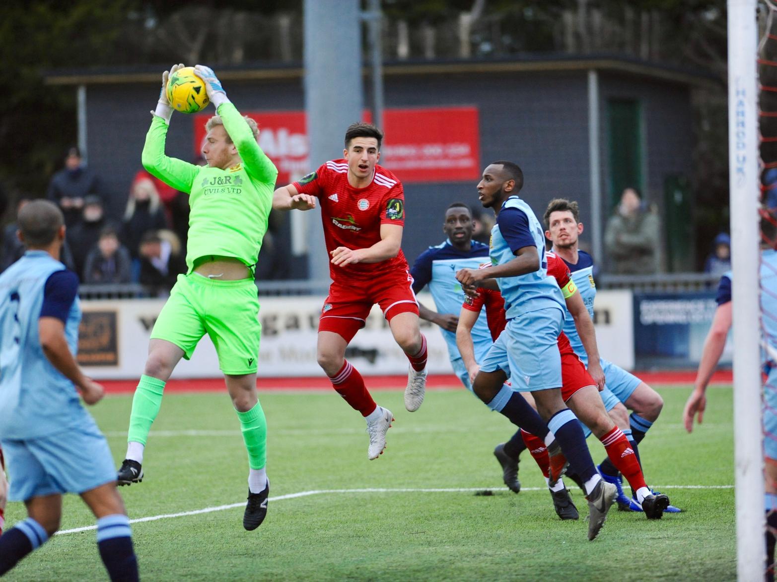 Action from Worthing v Cheshunt
