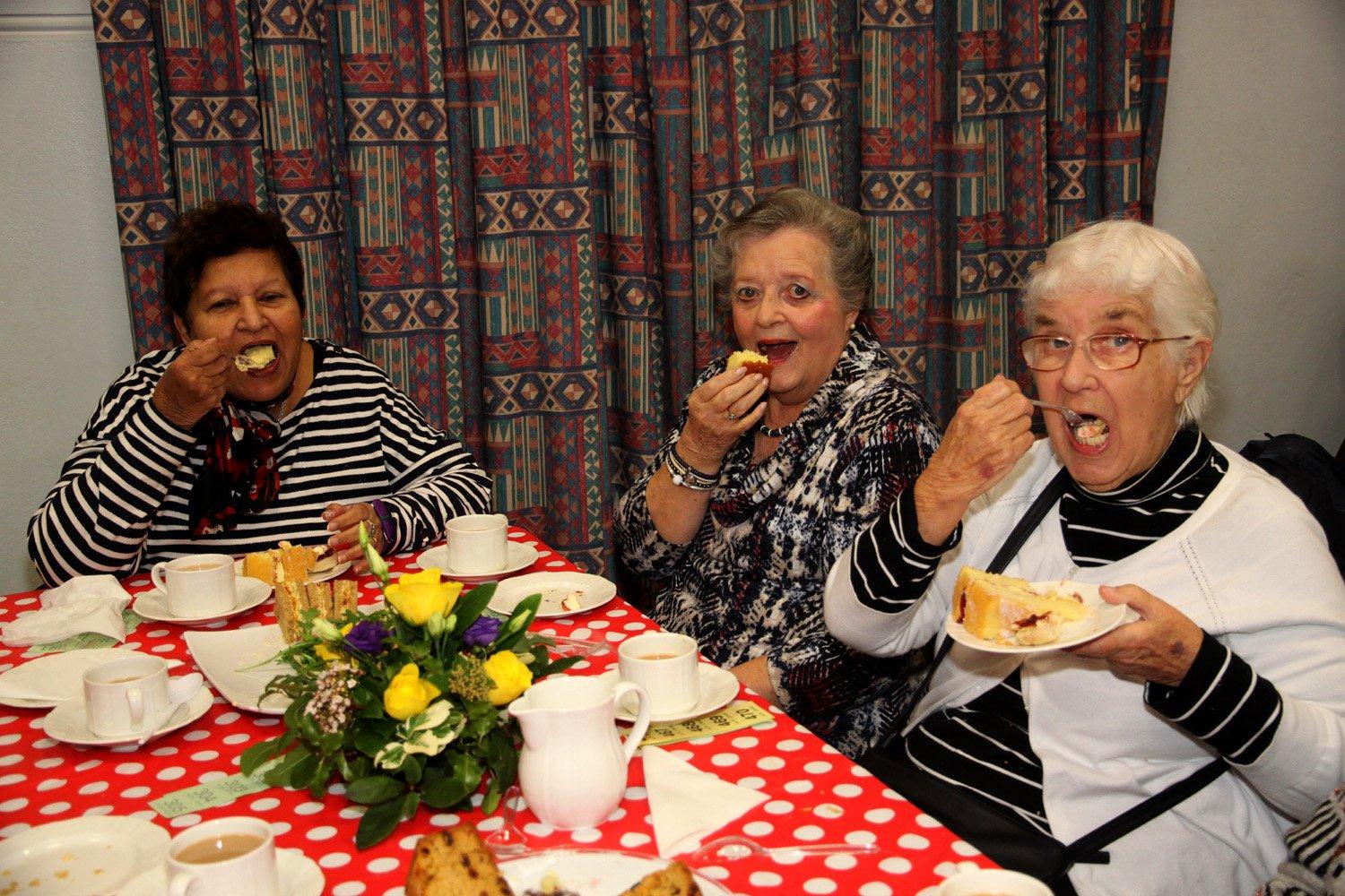 Tasty treats at Uckfield Rotary Seniors' Party