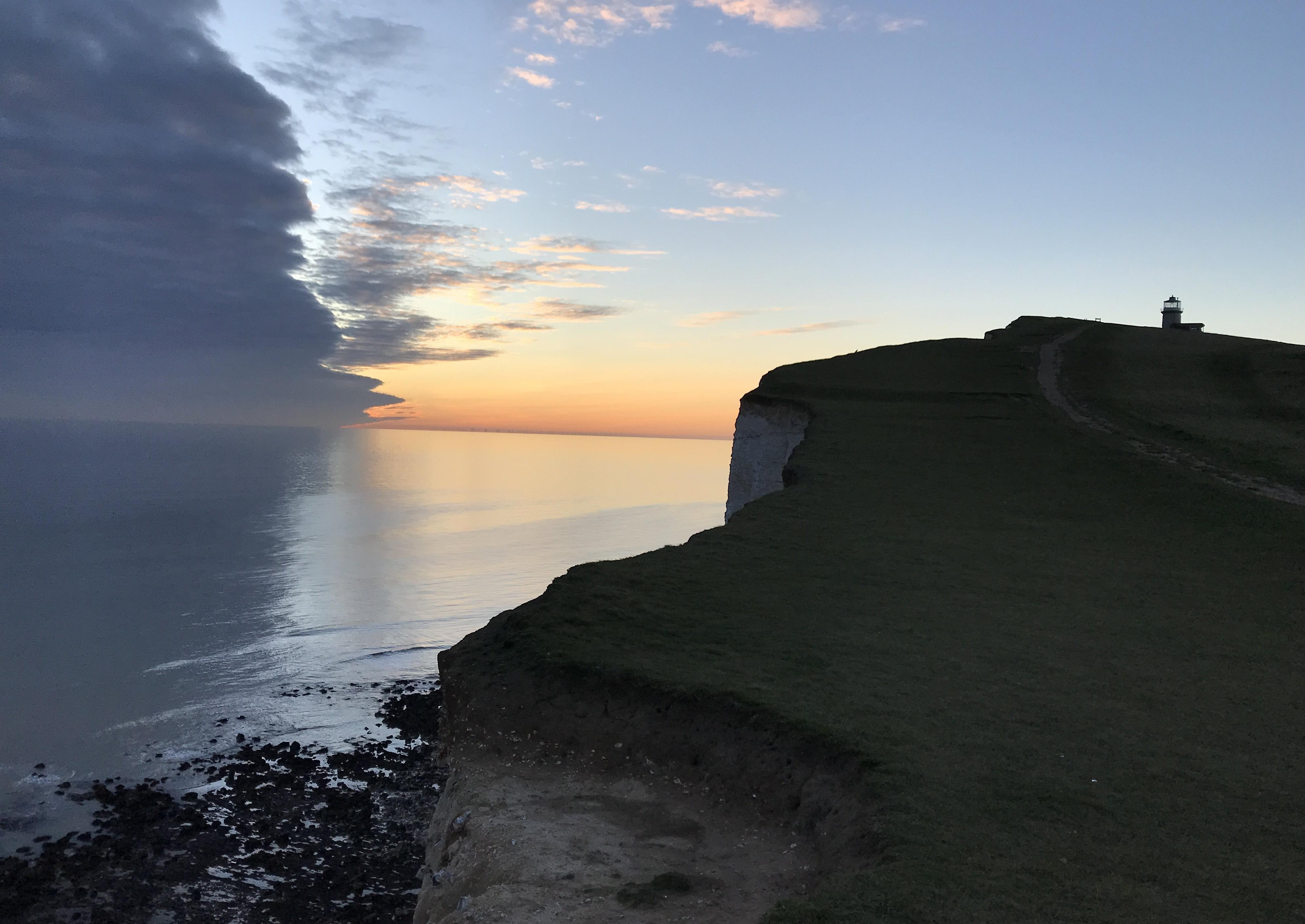 Sunset at Beachy Head, taken by Ray Love with an iPhone SUS-200129-111705001