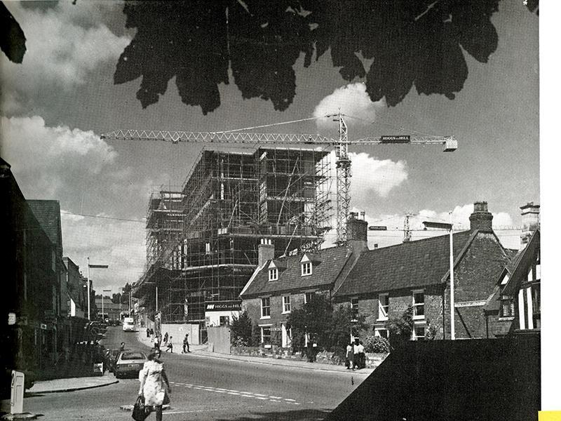 Wellingborough Town Centre in 1975. Photo: BAM.