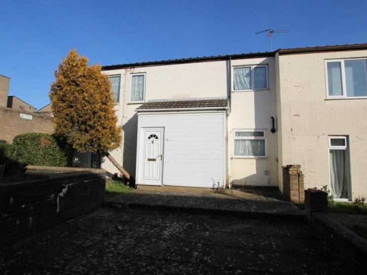 This house on the Kingswood estate in Corby is the cheapest three-bed on the open market in the town. It needs everything and is going to auction later this month with a guide price of 99,500. Don't forget to read the legal pack!
