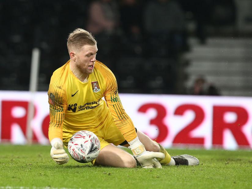 Unable to get enough on his punch when Wisdom opened the scoring. Couple of excellent saves as he smothered from Marriott and showed strong wrists from Knight, though his fine effort to repel Marriott's header was in vain... 7