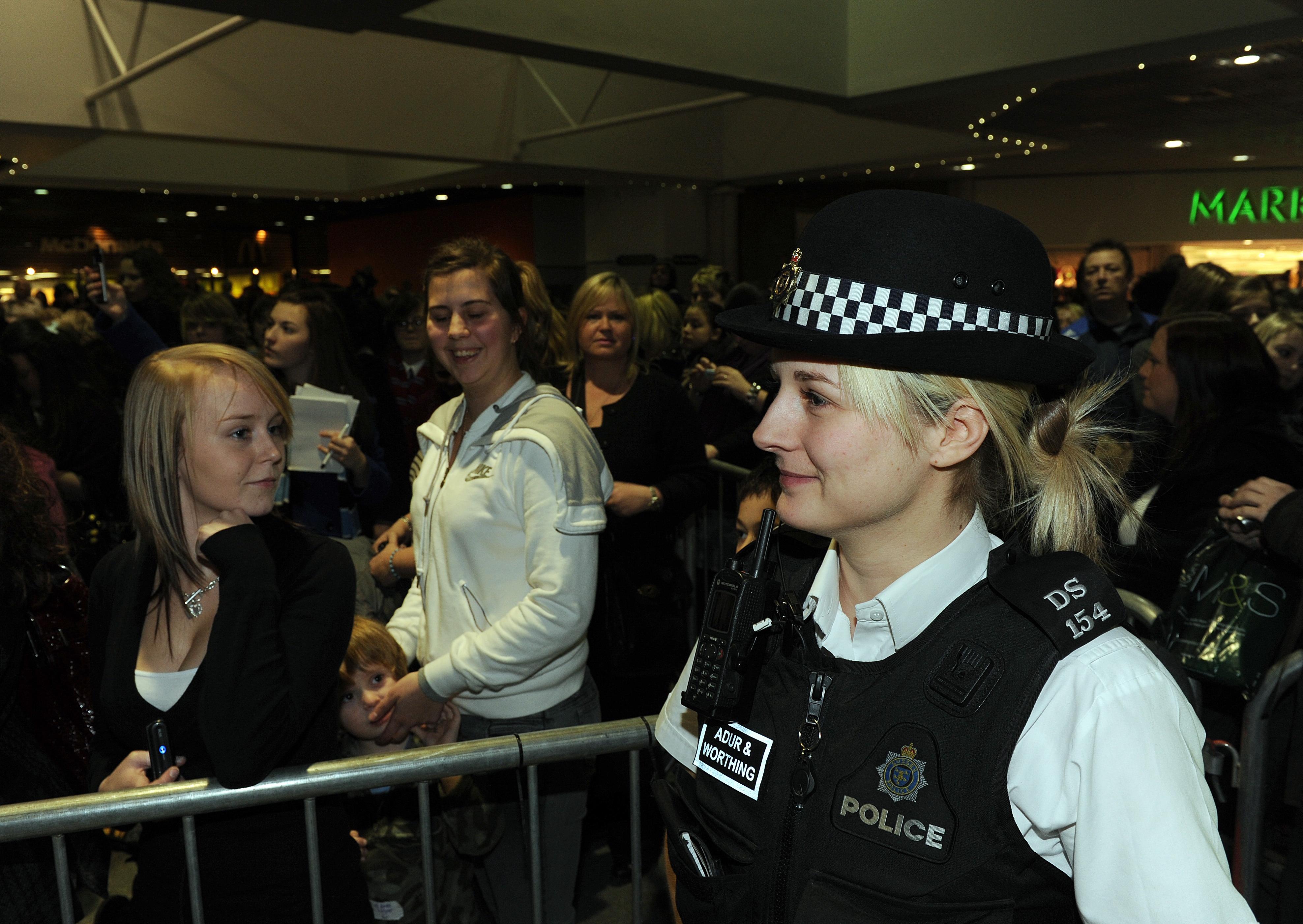 Security at the Holmbush Shopping centre. Picture by Stephen Goodger