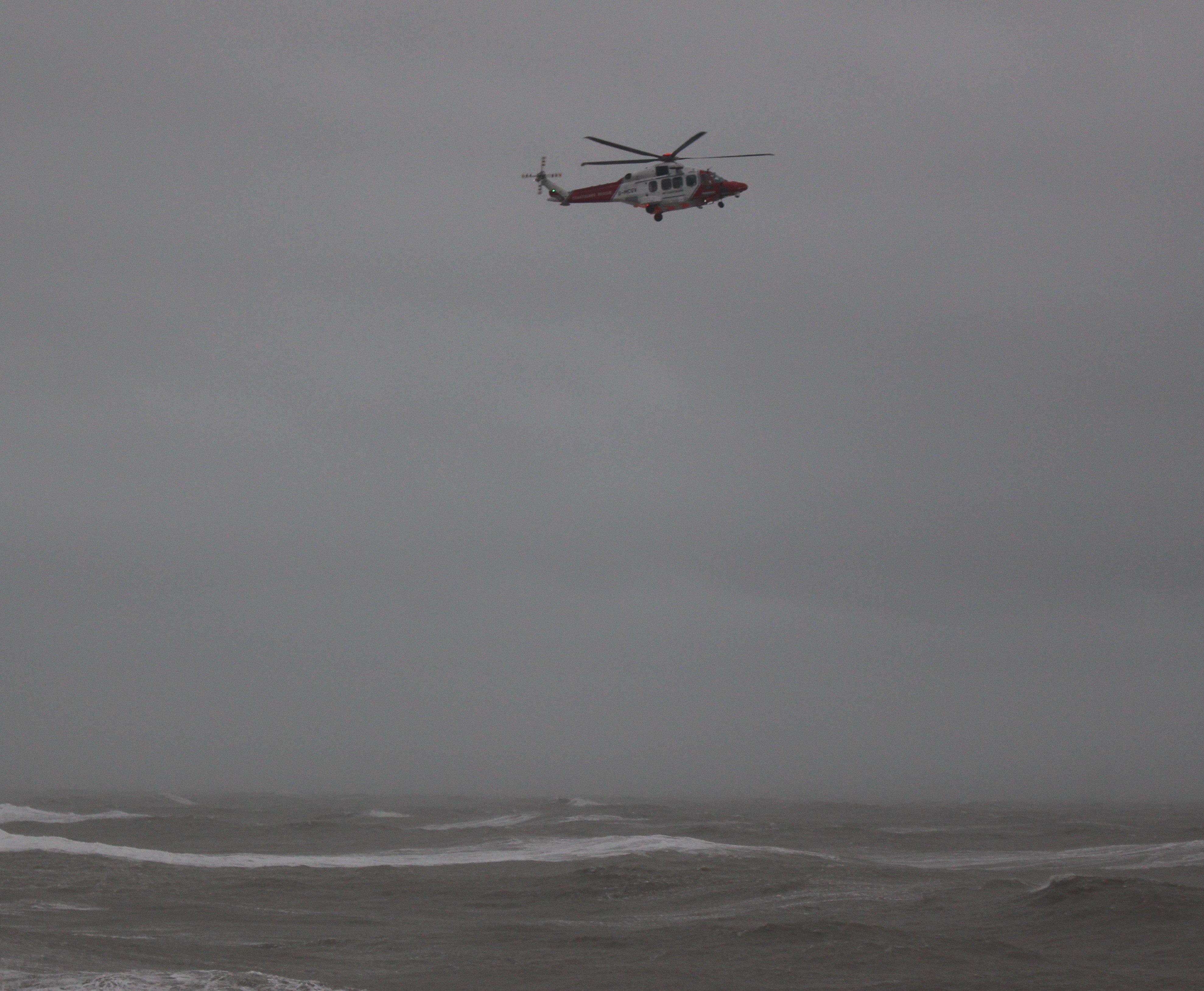 A Hastings surfer who went missing earlier today during Storm Ciara was found at Rye Bay - Photo by Kevin Boorman SUS-200902-164911001