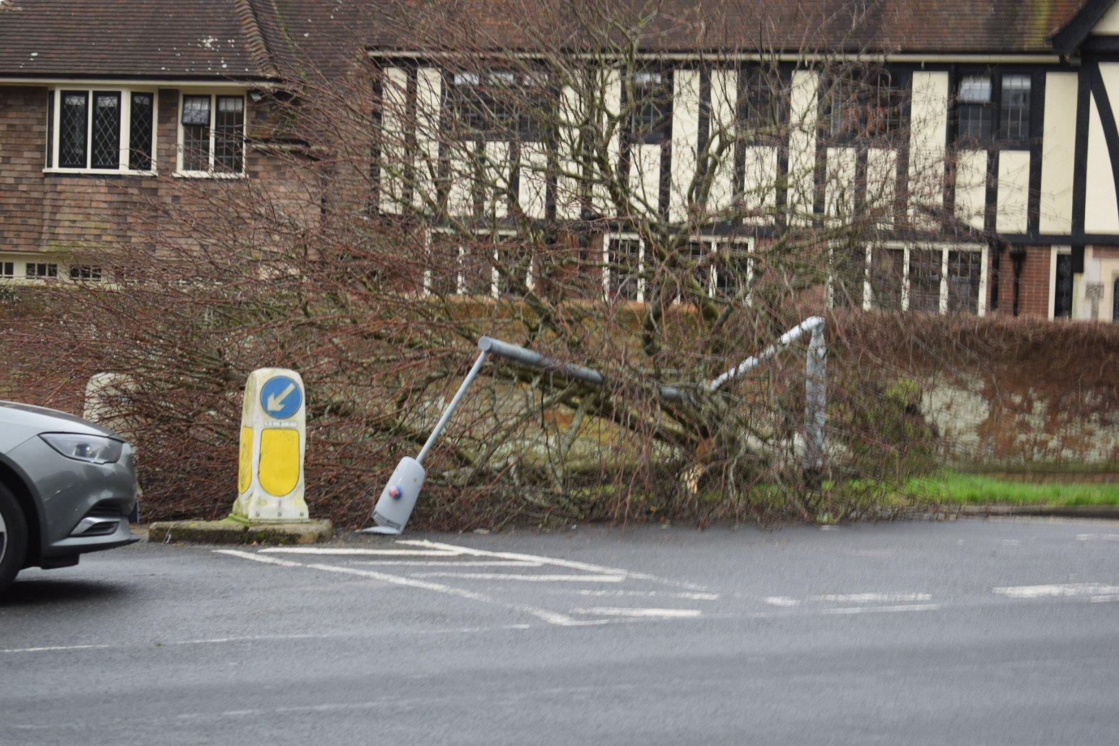 The scenes in Carlisle Road caused by Storm Ciara - Photo by Dan Jessup SUS-200902-123908001