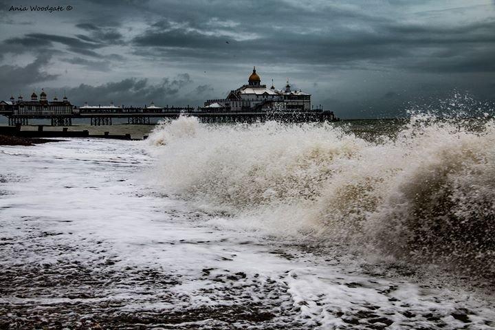 Storm Ciara brought strong winds to Eastbourne seafront yesterday (Sunday) - Photo by Ania Woodgate