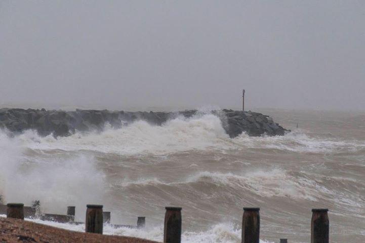Storm Ciara brought strong winds to Eastbourne seafront yesterday (Sunday) - Photo by Raj Pisavadia SUS-201002-100732001