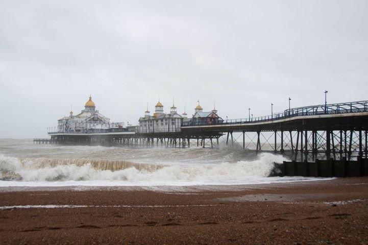 Storm Ciara brought strong winds to Eastbourne seafront yesterday (Sunday) - Photo by Raj Pisavadia SUS-201002-100641001