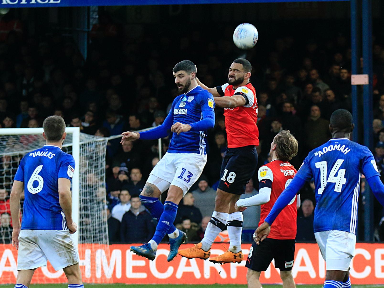 Cameron Carter-Vickers clears the danger against Cardiff