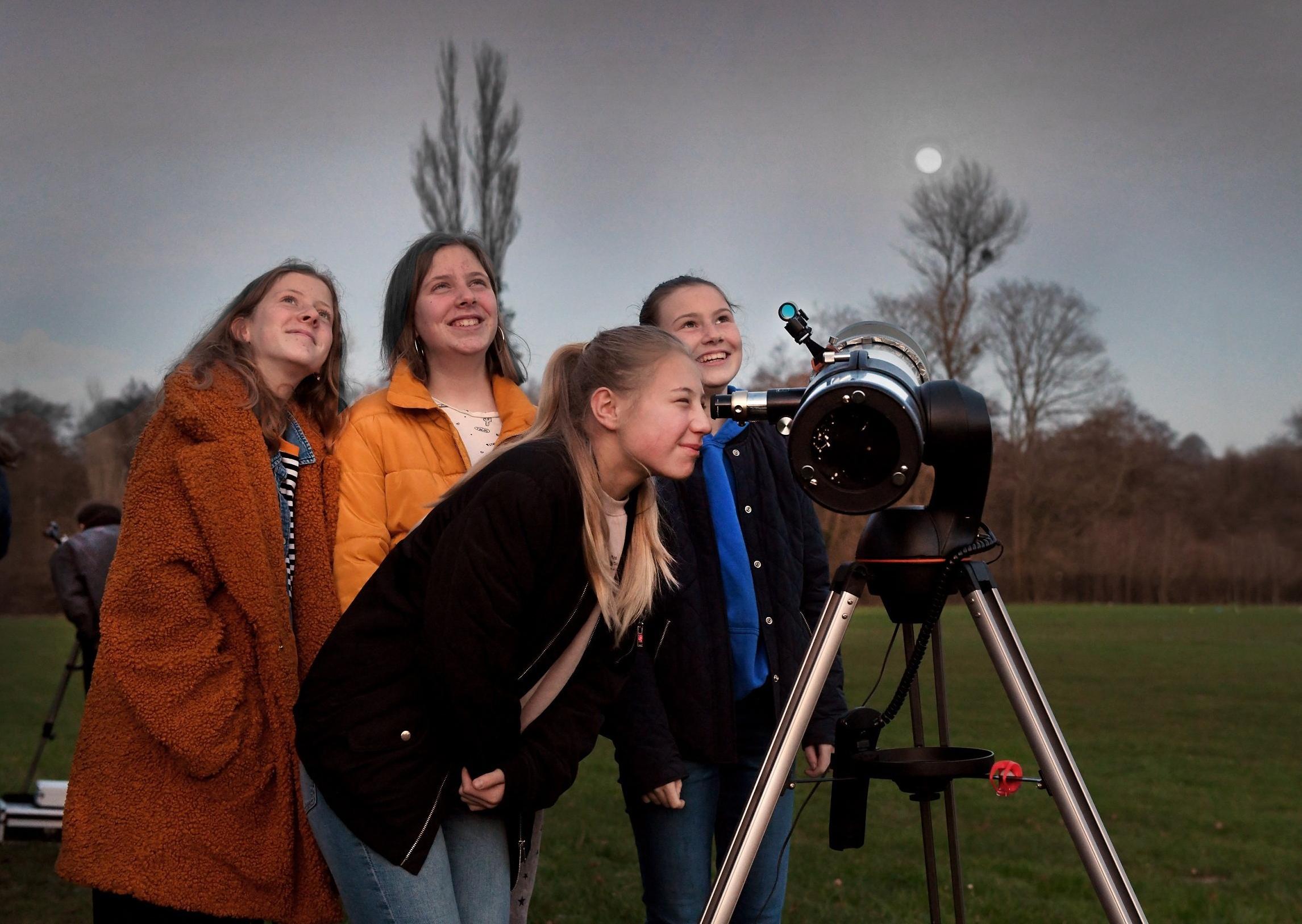 The South Downs National Park's Dark Skies Festival kicked off with the Stargazing South Downs event at Midhurst Rother College on Saturday (February 8)