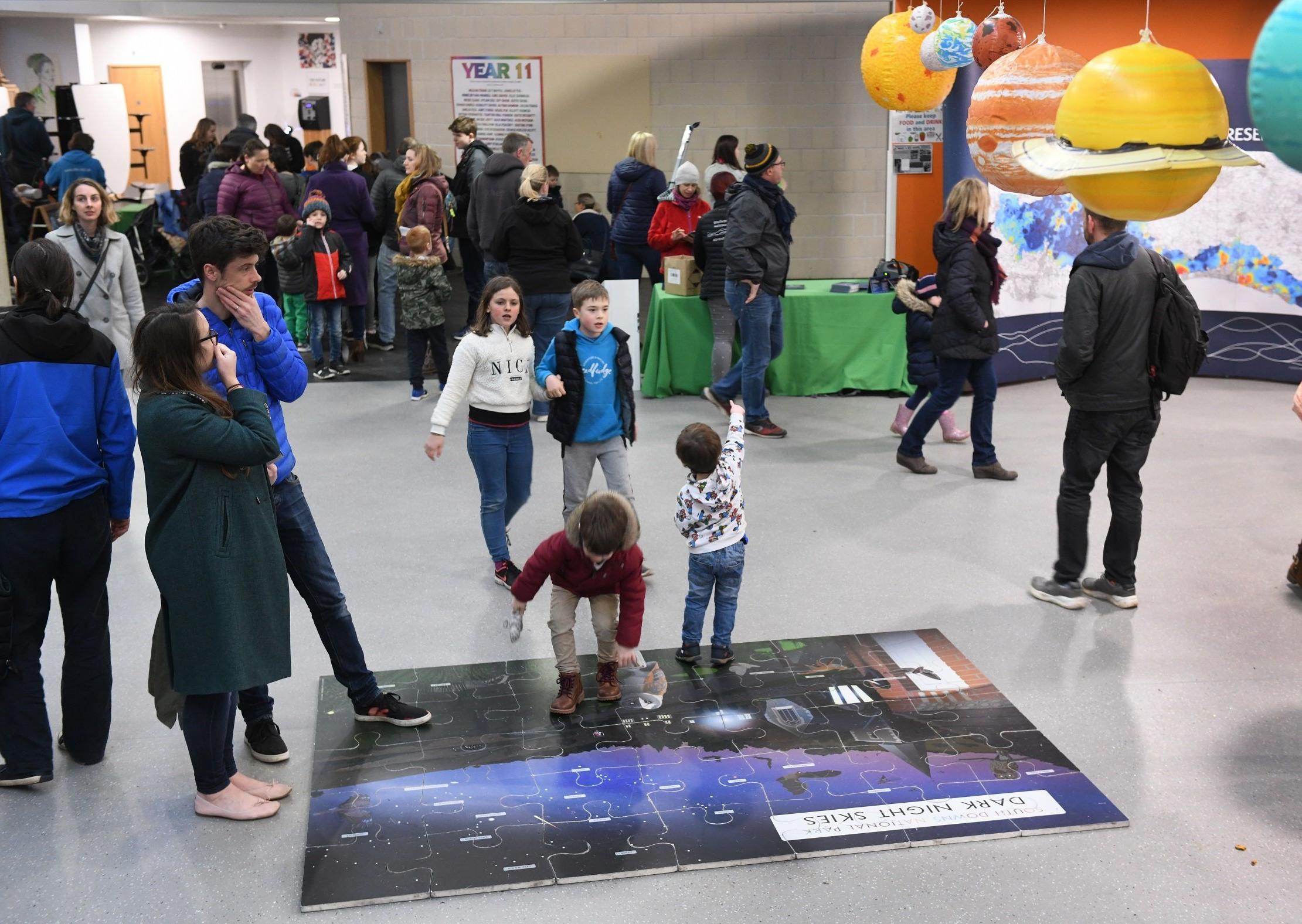 The South Downs National Park's Dark Skies Festival kicked off with the Stargazing South Downs event at Midhurst Rother College on Saturday (February 8)